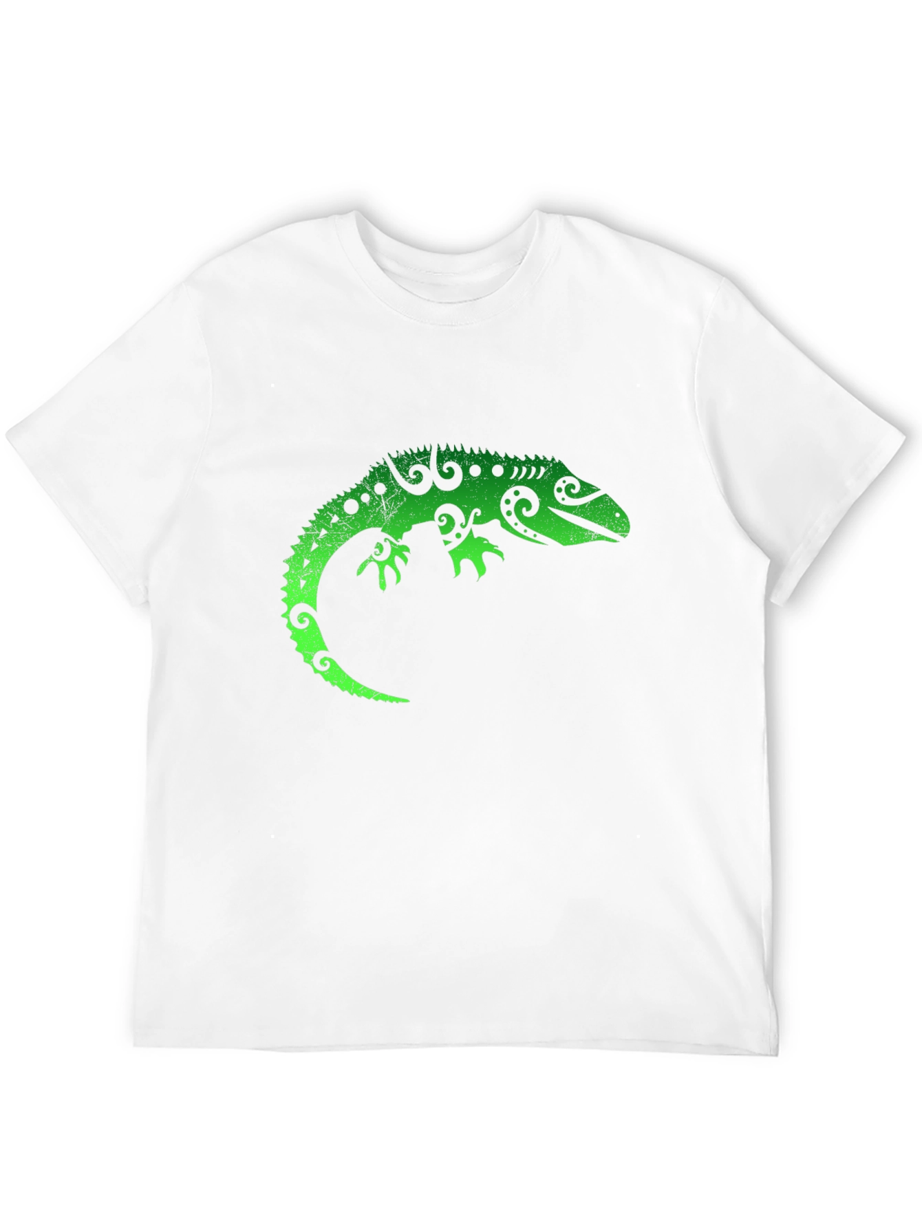 Green Lizard Graphic Tee - Cool Reptile T-Shirt