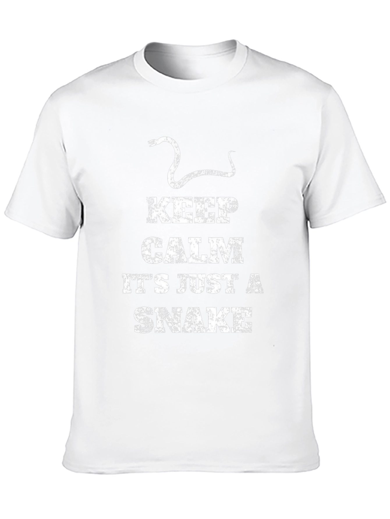 Keep Calm Snake T-Shirt - Black