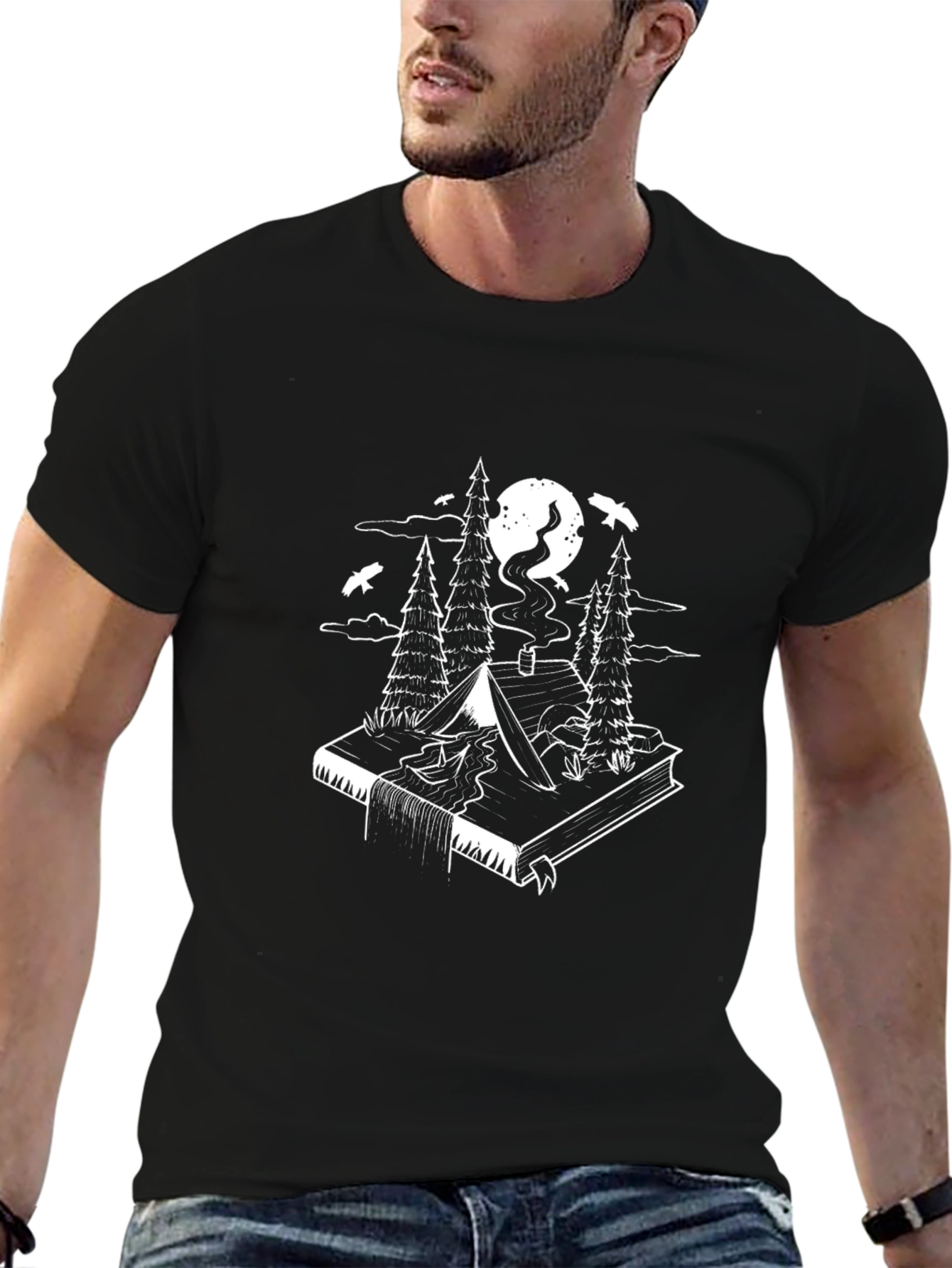 Nature Book Scene T-Shirt