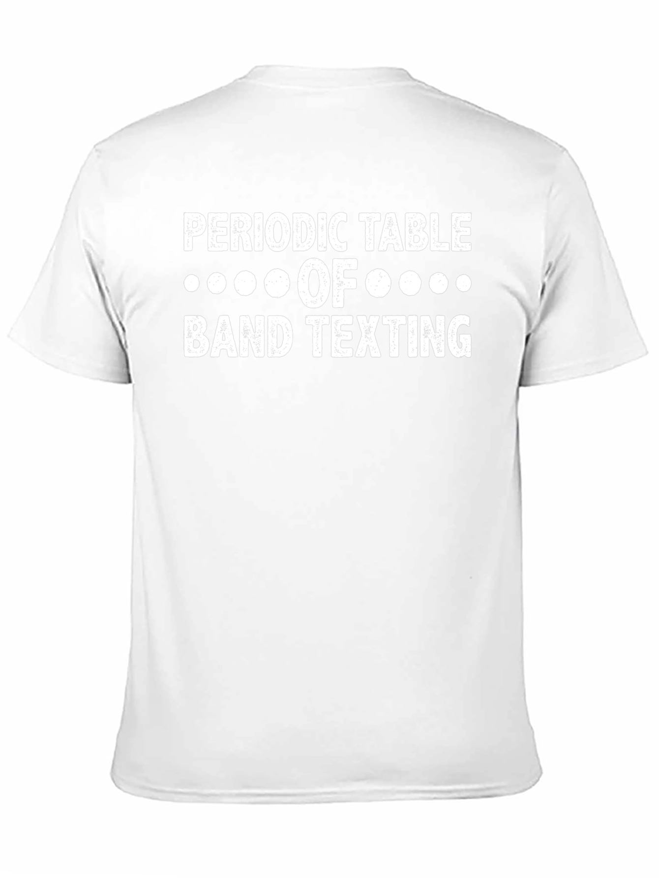 Periodic Table of Band Texting Black T-Shirt