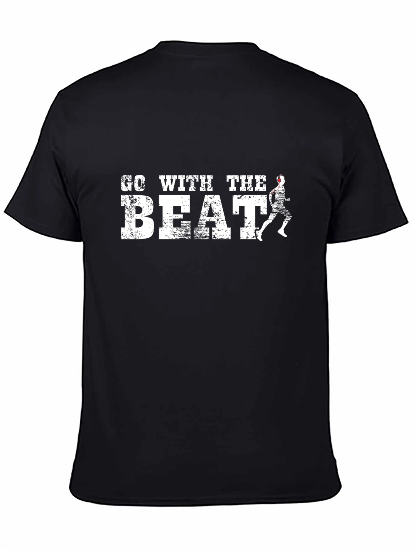 Go With The Beat Black T-Shirt