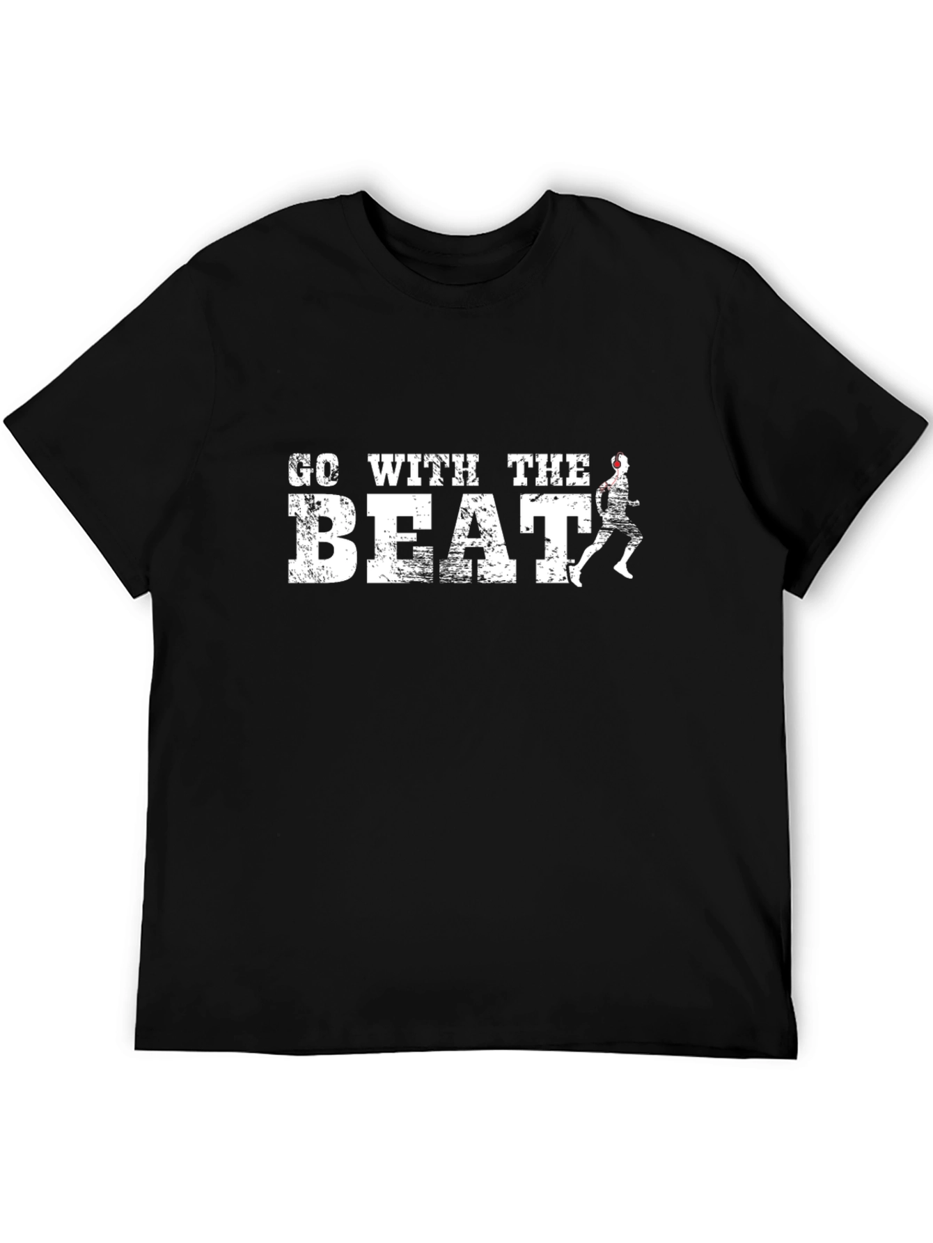 Go With The Beat Black T-Shirt