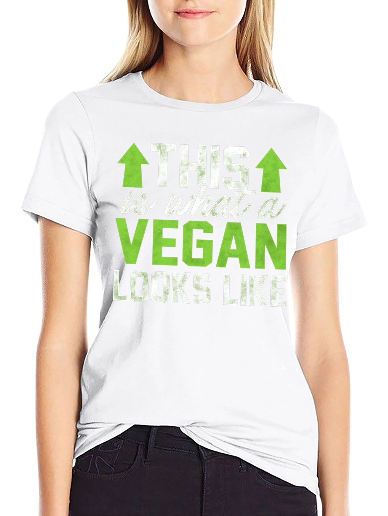 Vegan Looks Like Black Tee