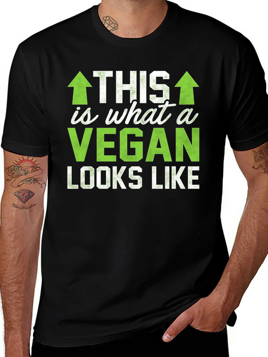 Vegan Looks Like Black Tee