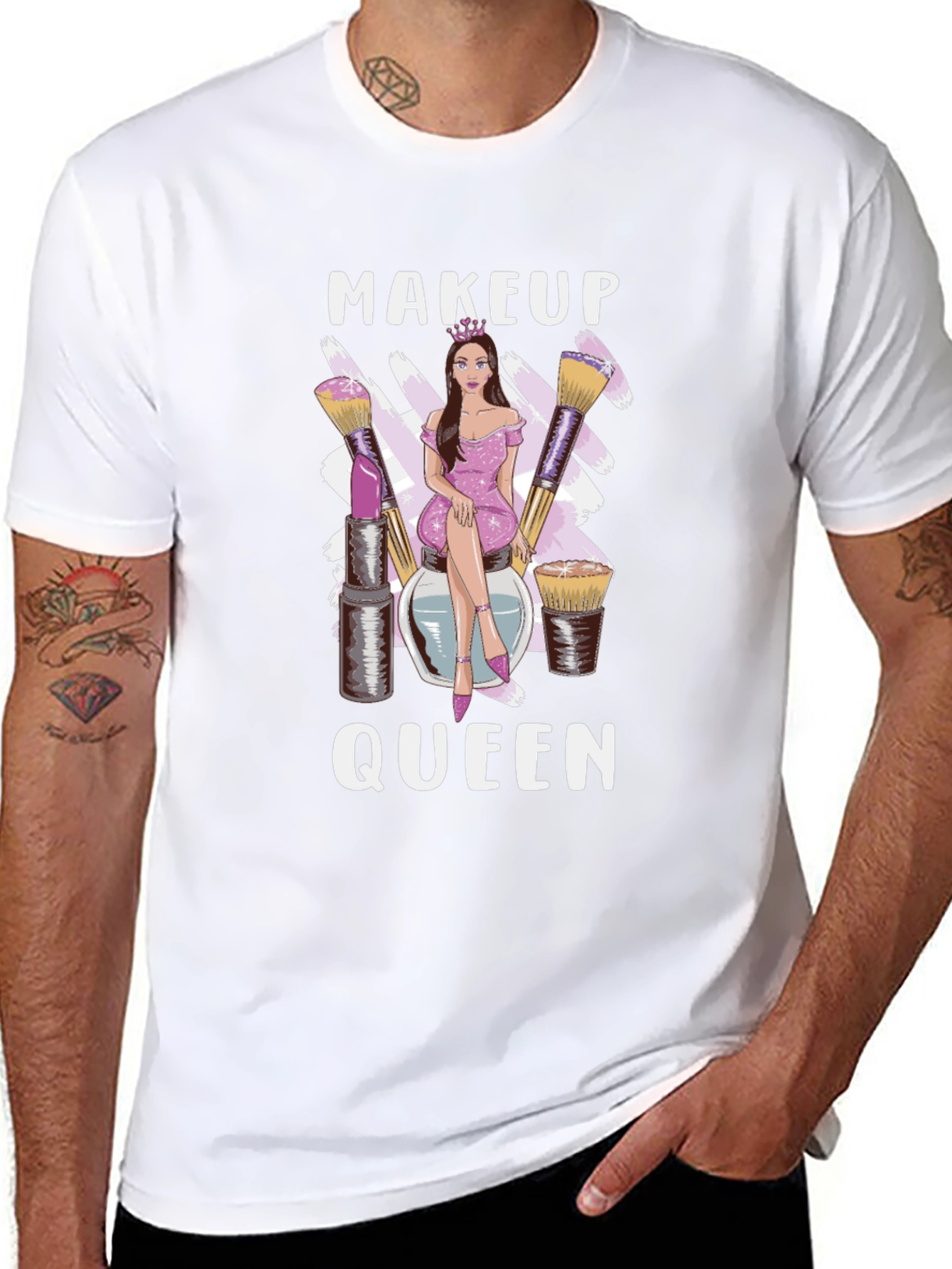 Makeup Queen Graphic T-Shirt