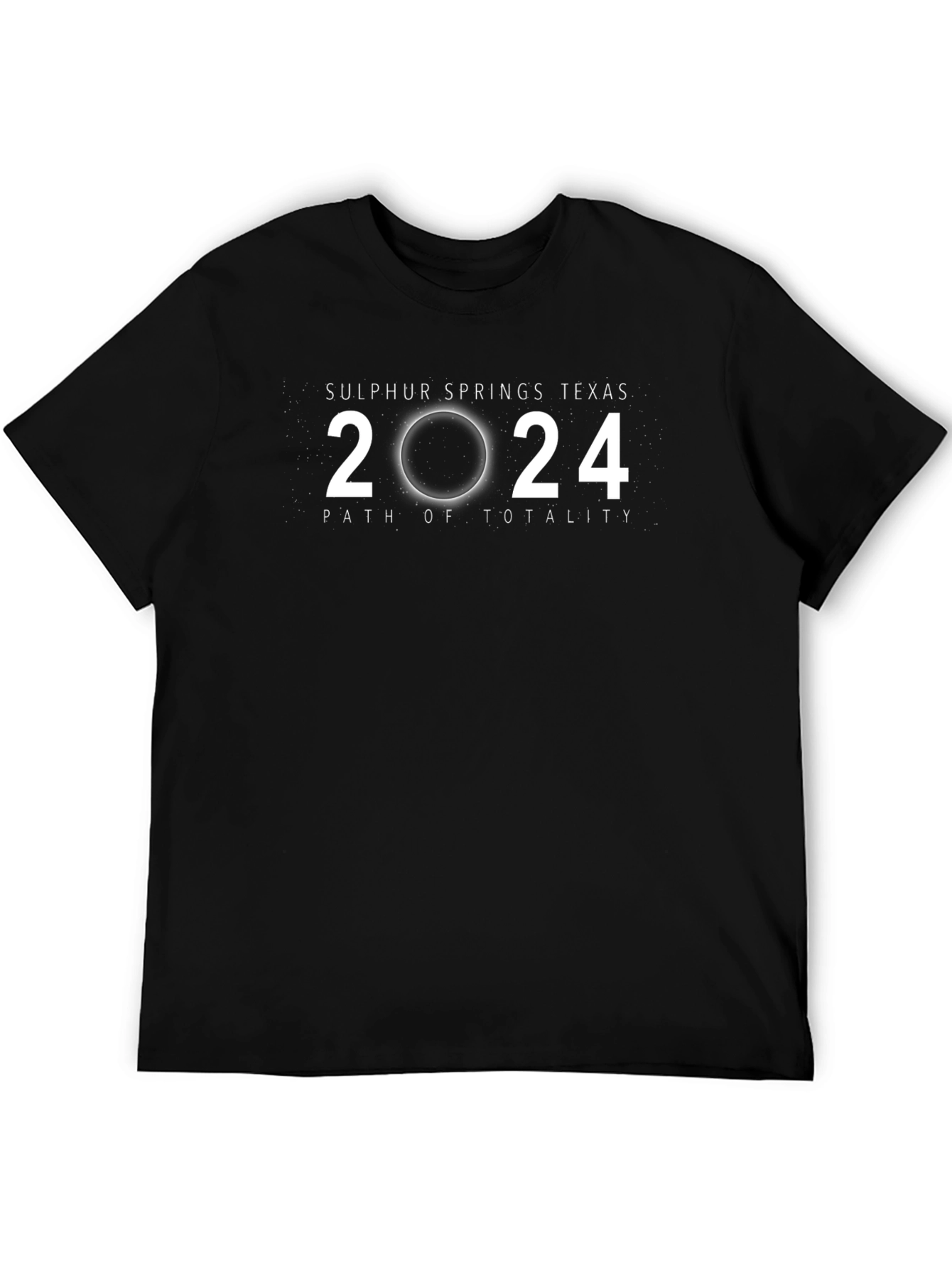 Sulphur Springs Texas 2024 Path of Totality Eclipse T-Shirt