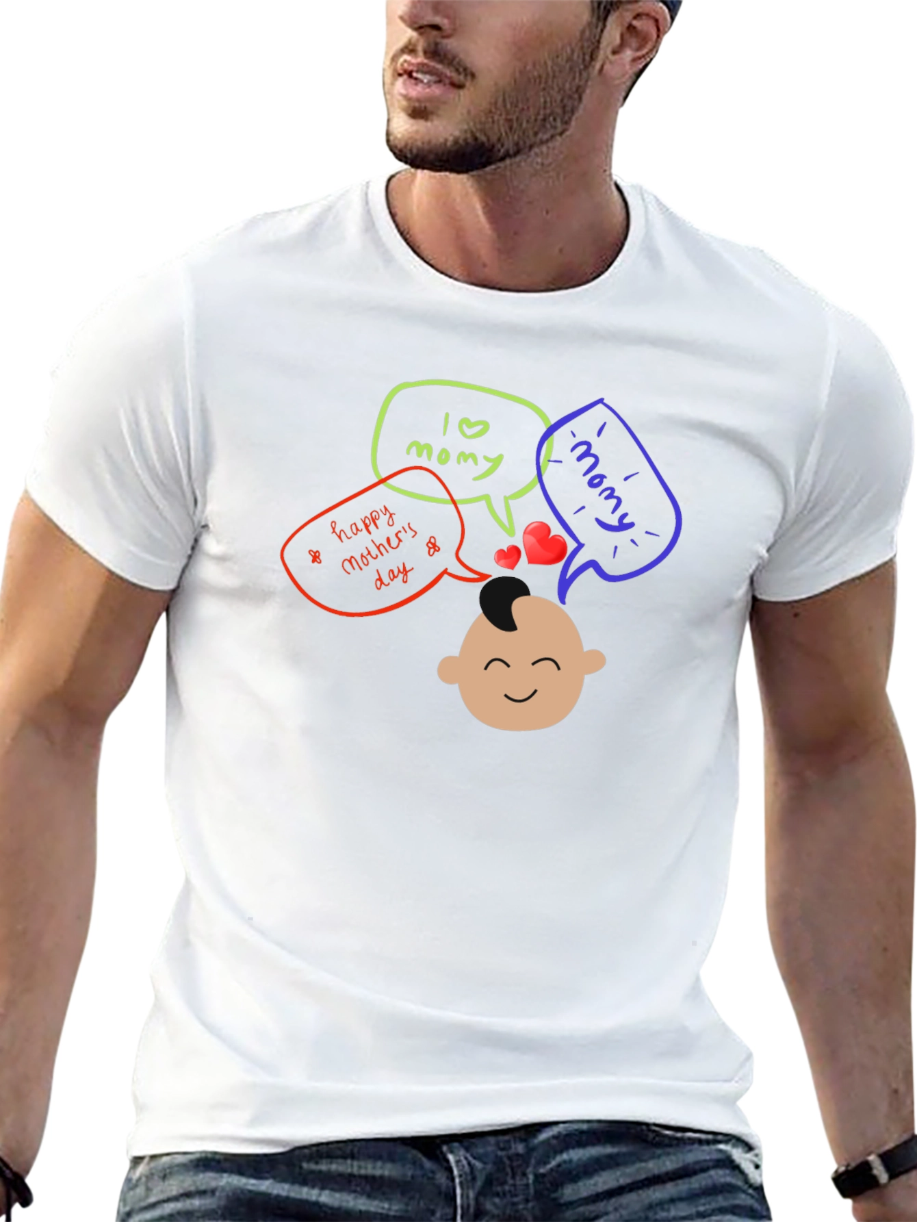 I Love Mommy T-Shirt - Happy Mothers Day Tee