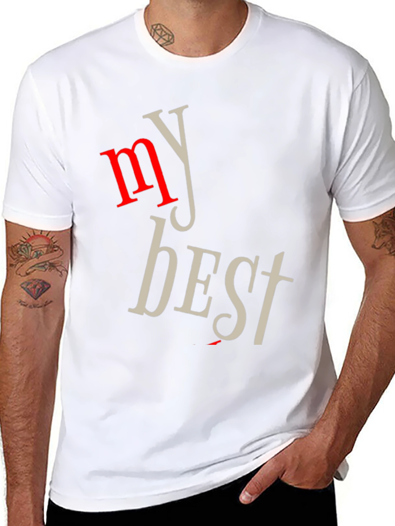 My Best Graphic T-Shirt - Black