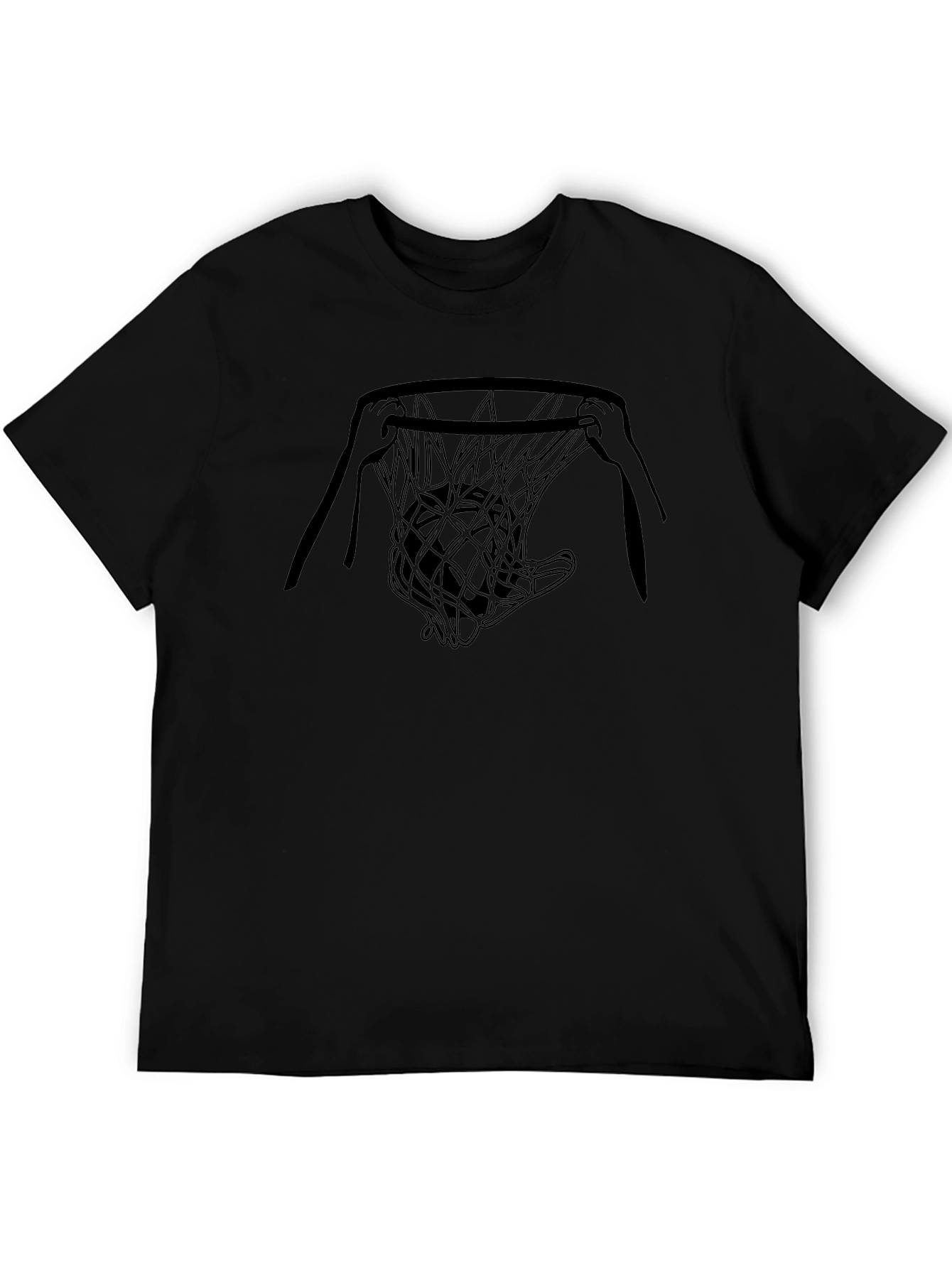 Basketball Net Graphic Tee - Stylish & Unique Design