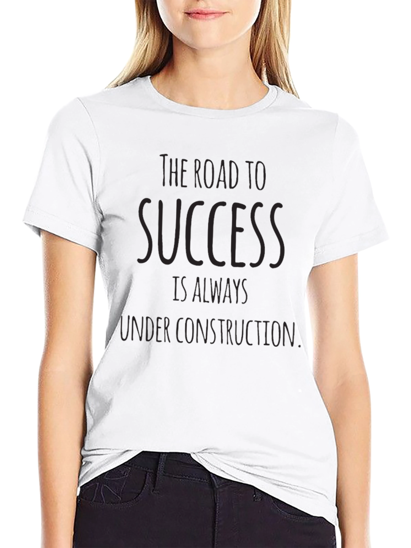 Road to Success Graphic Tee - Black