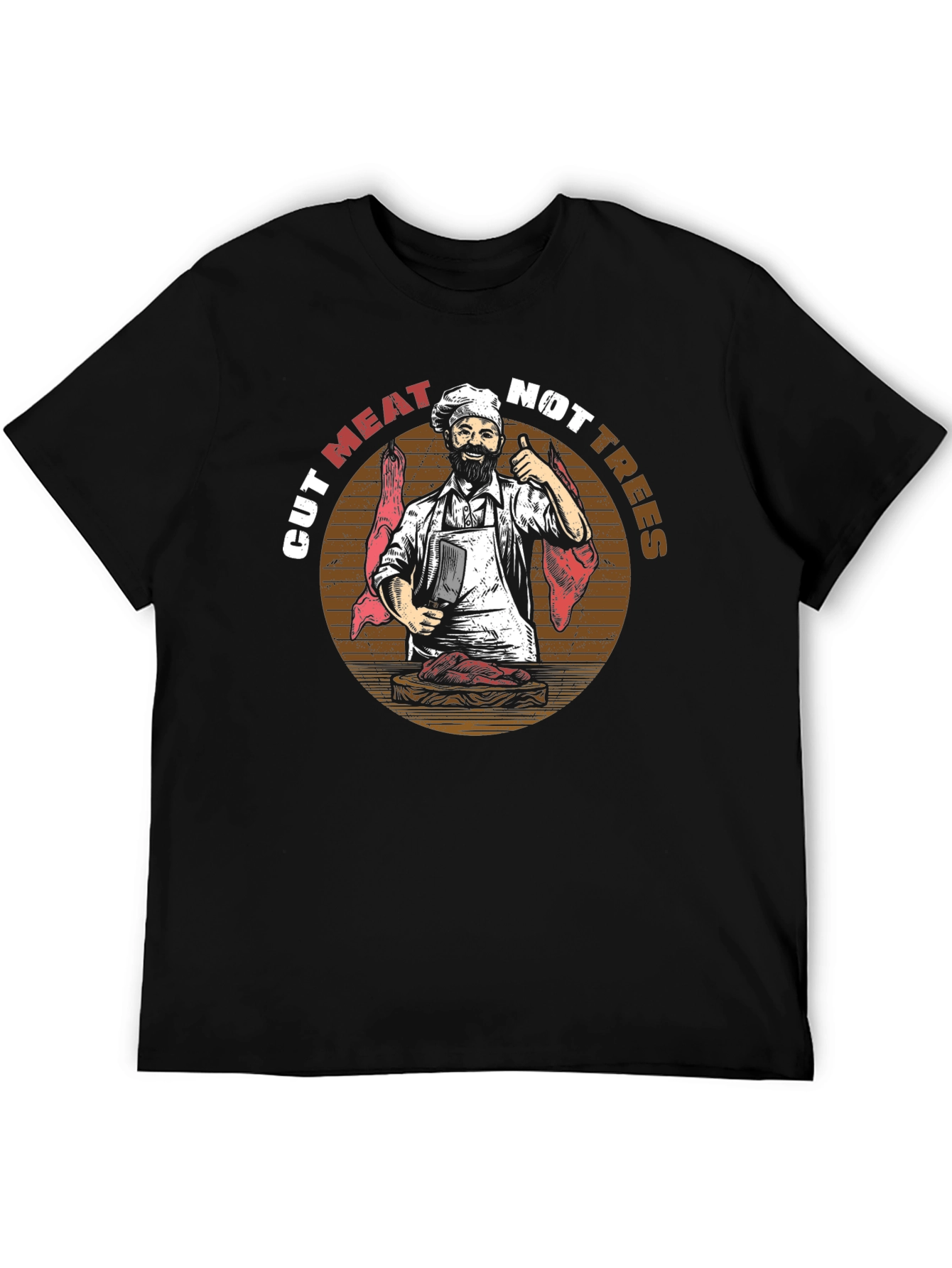 Cut Meat Not Trees Graphic Tee