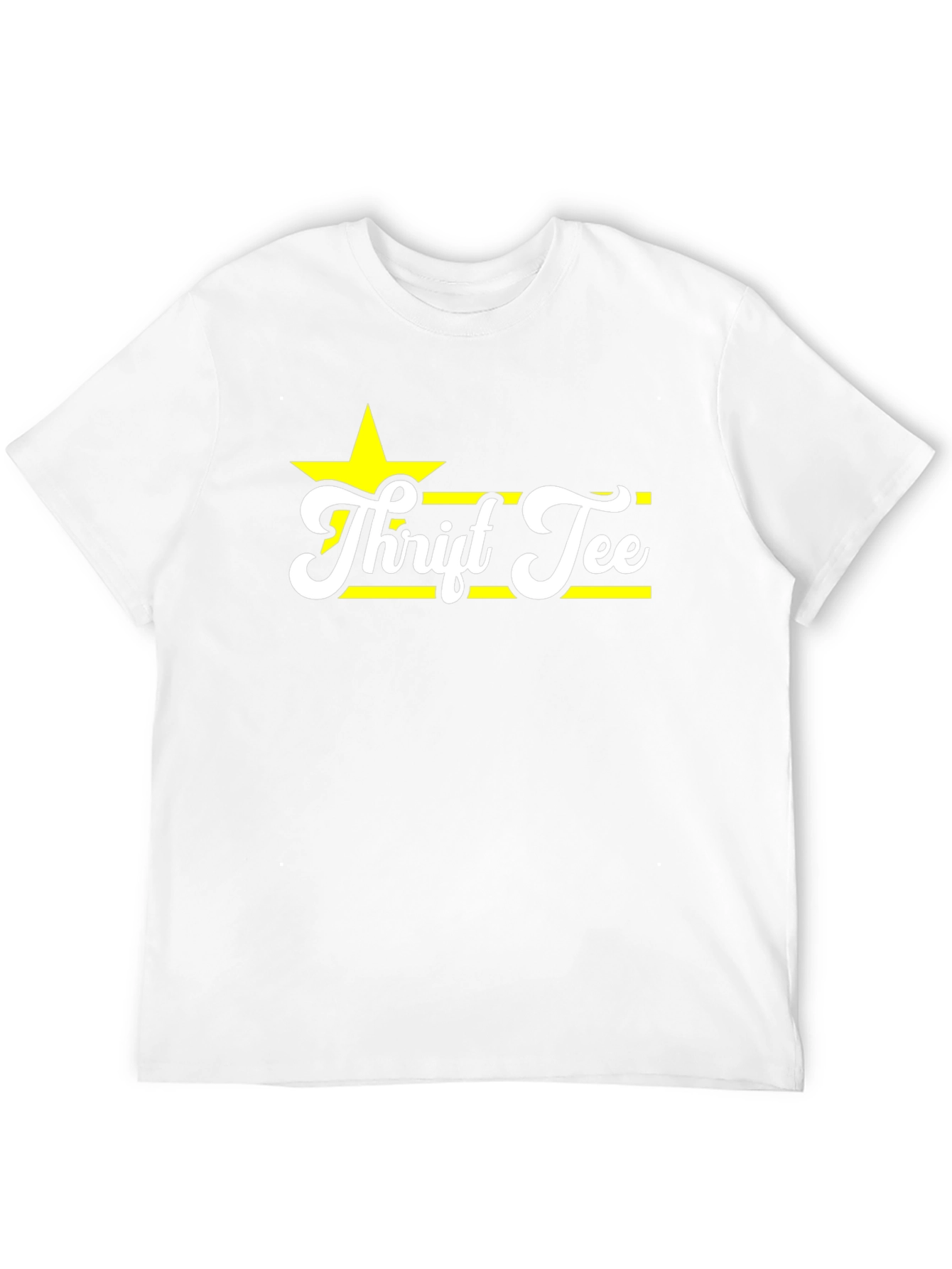 Thrift Tee Black Cotton T-Shirt