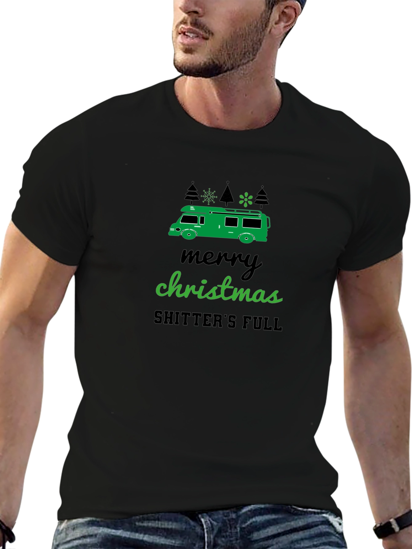 Merry Christmas Shitters Full Holiday Tee