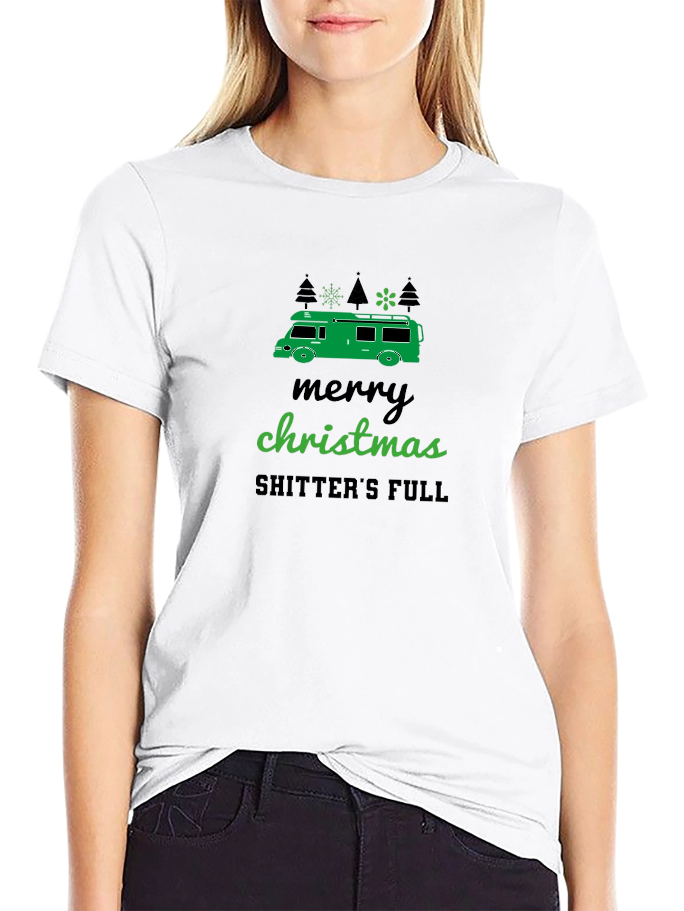 Merry Christmas Shitters Full Holiday Tee