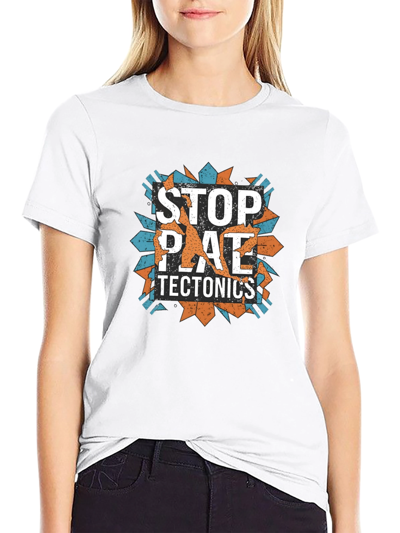 Stop Plate Tectonics Graphic T-Shirt