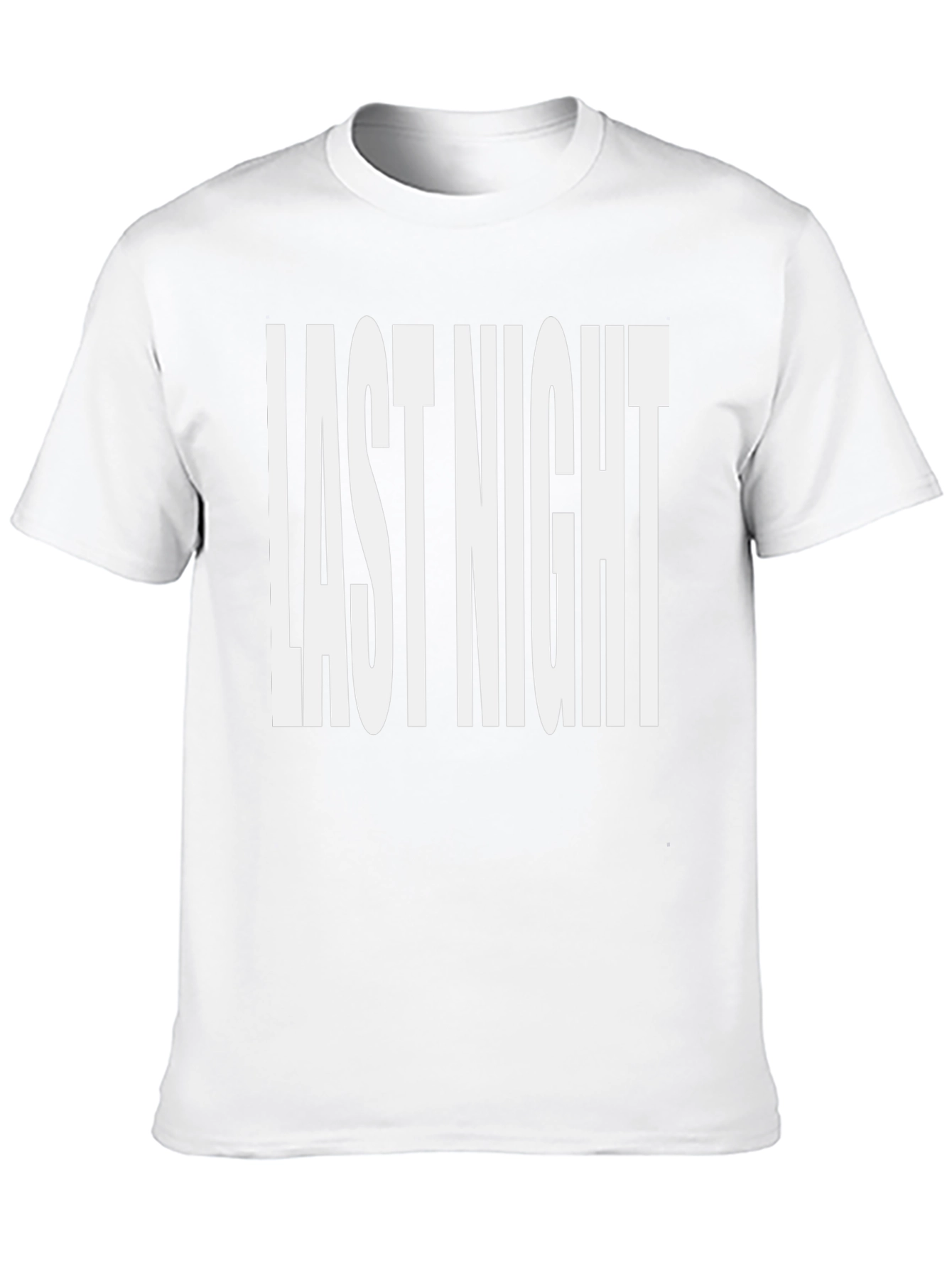 Last Night Graphic Tee - Bold Statement Shirt
