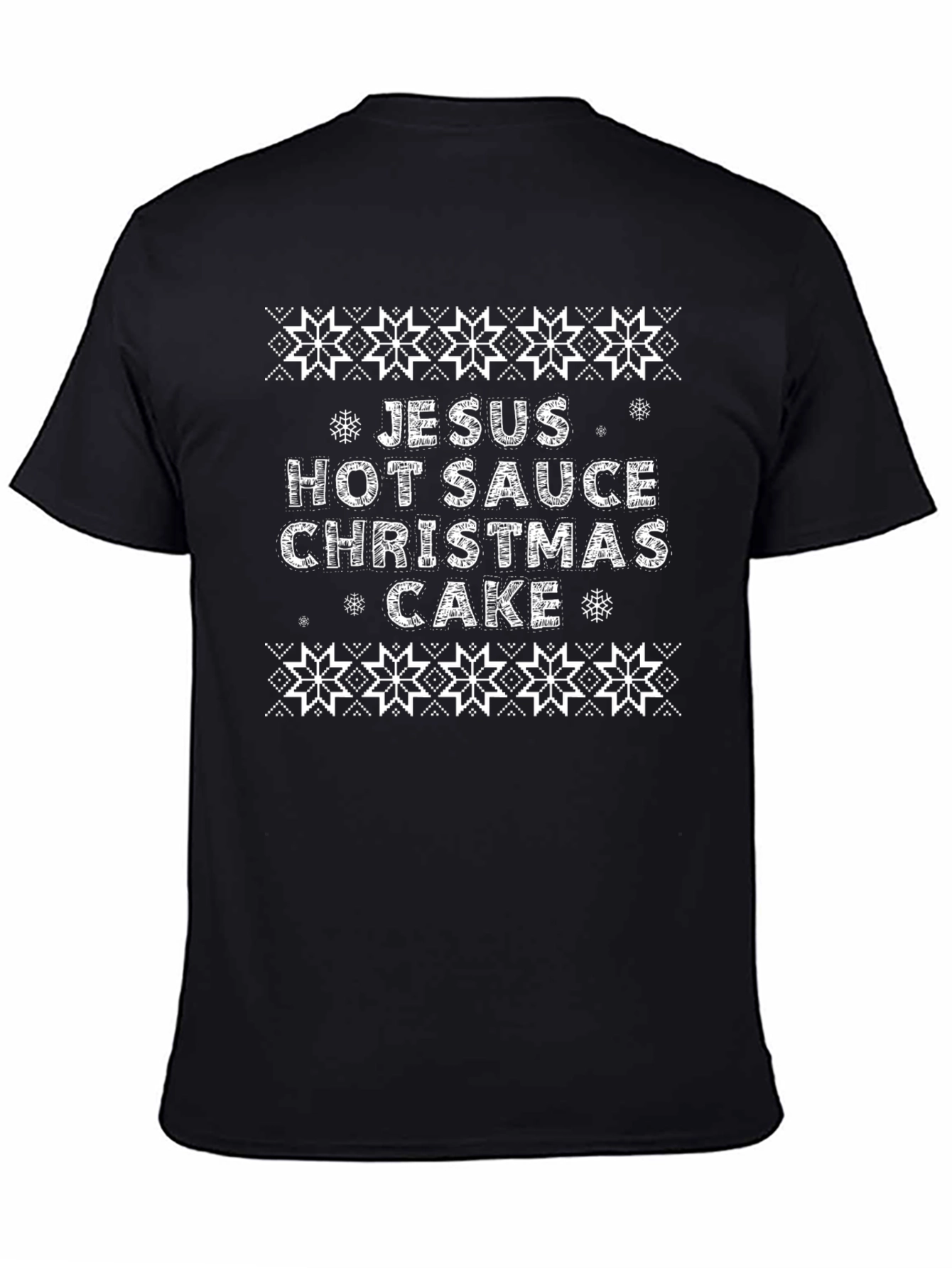 Jesus Hot Sauce Christmas Cake Holiday T-Shirt