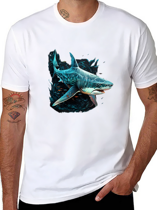 Shark Graphic Tee - Cool Ocean Design