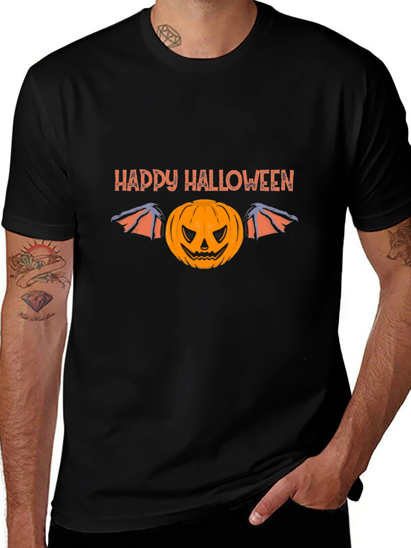 Halloween Pumpkin T-Shirt - Spooky Season Apparel