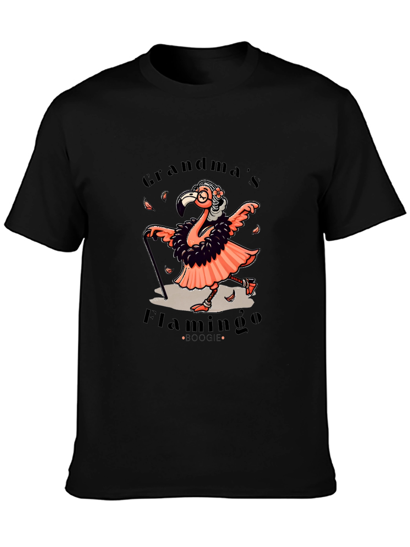 Grandmas Flamingo Boogie T-Shirt