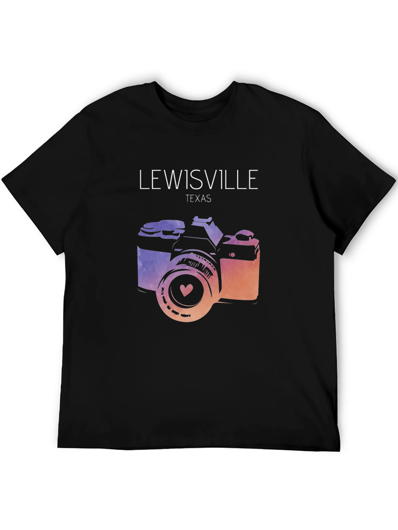 Lewisville Texas Camera Graphic Tee