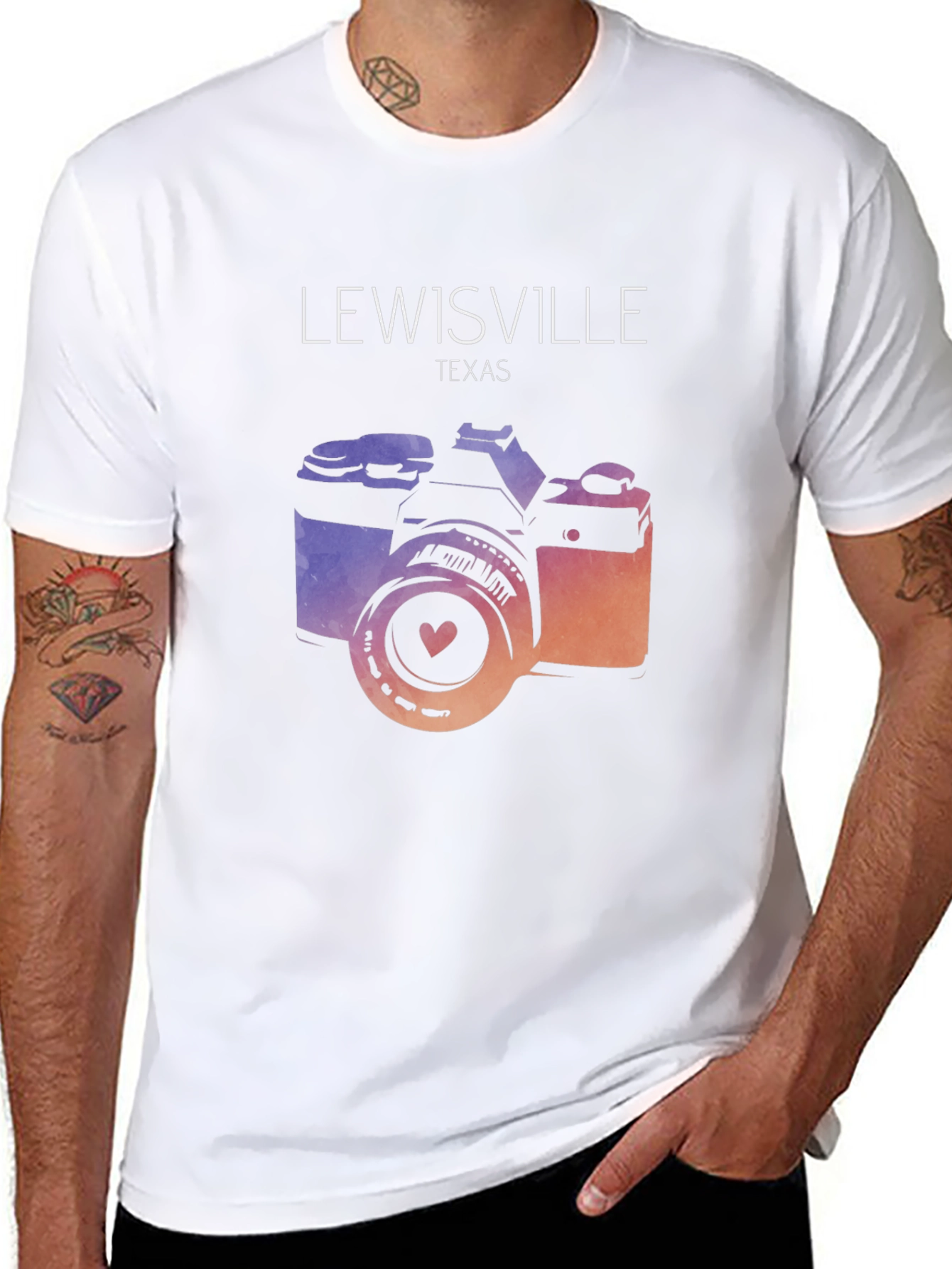 Lewisville Texas Camera Graphic Tee