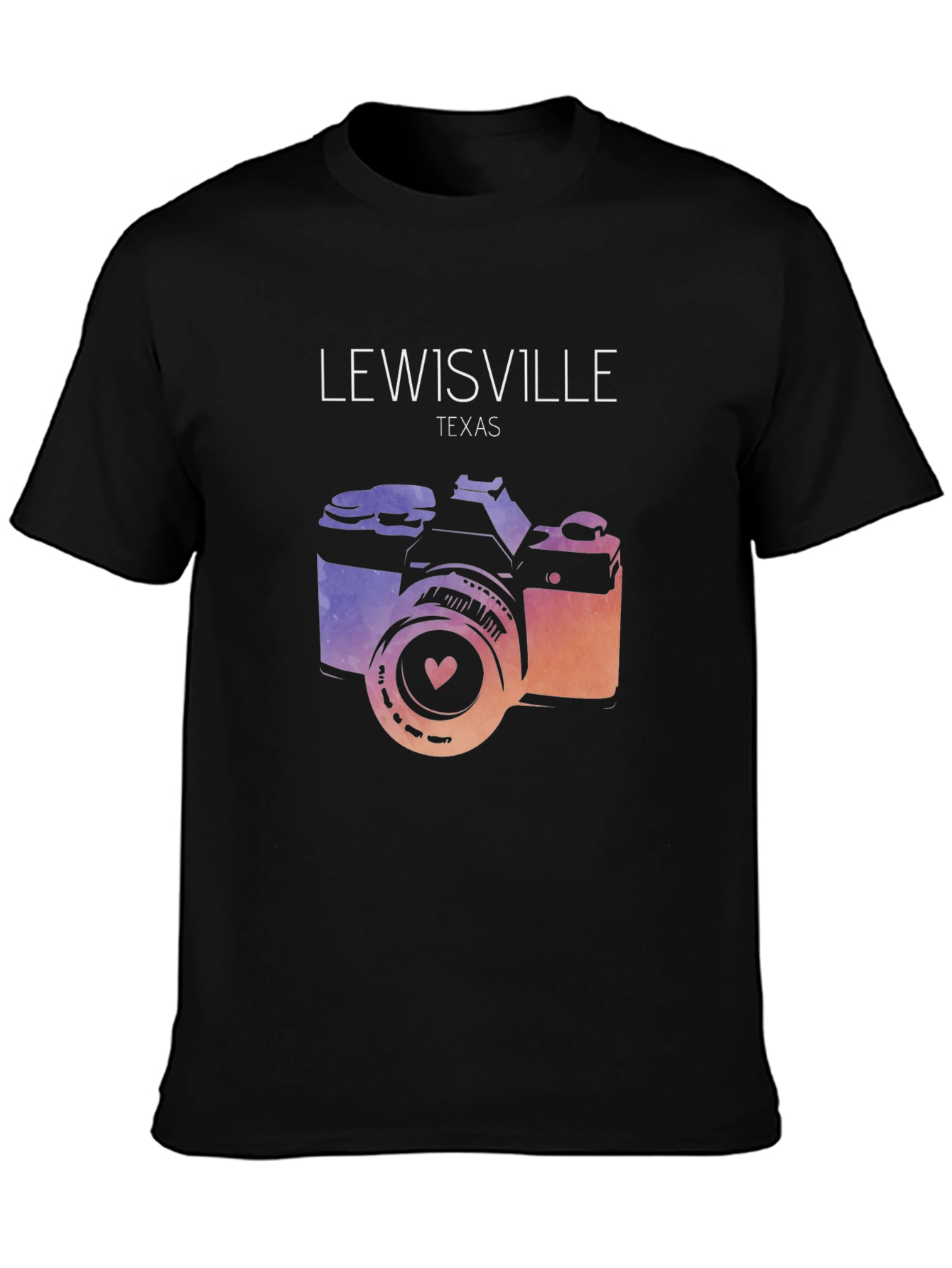Lewisville Texas Camera Graphic Tee
