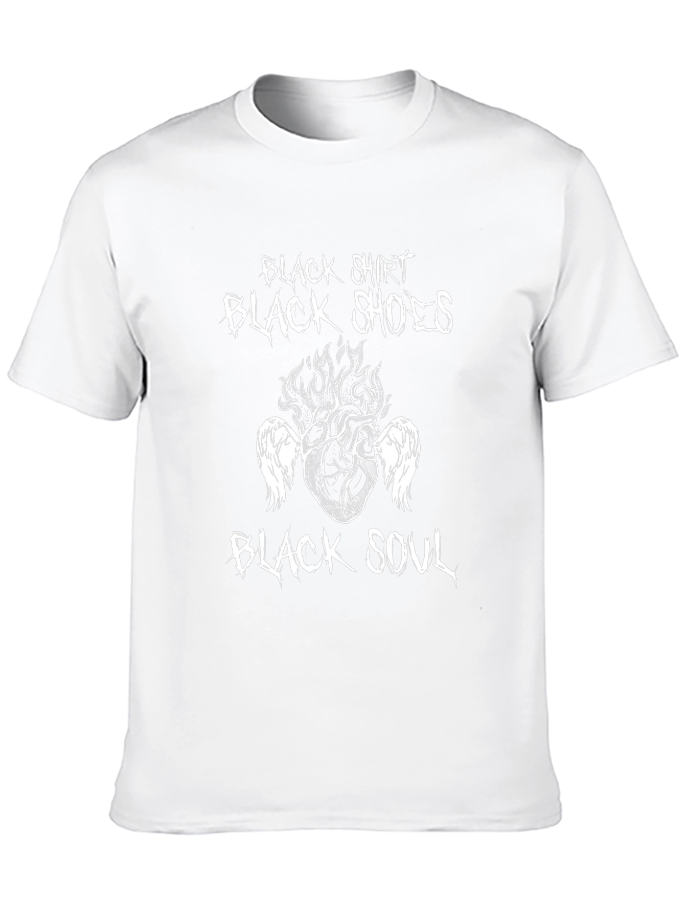 Black Shirt Black Shoes Black Soul Tee
