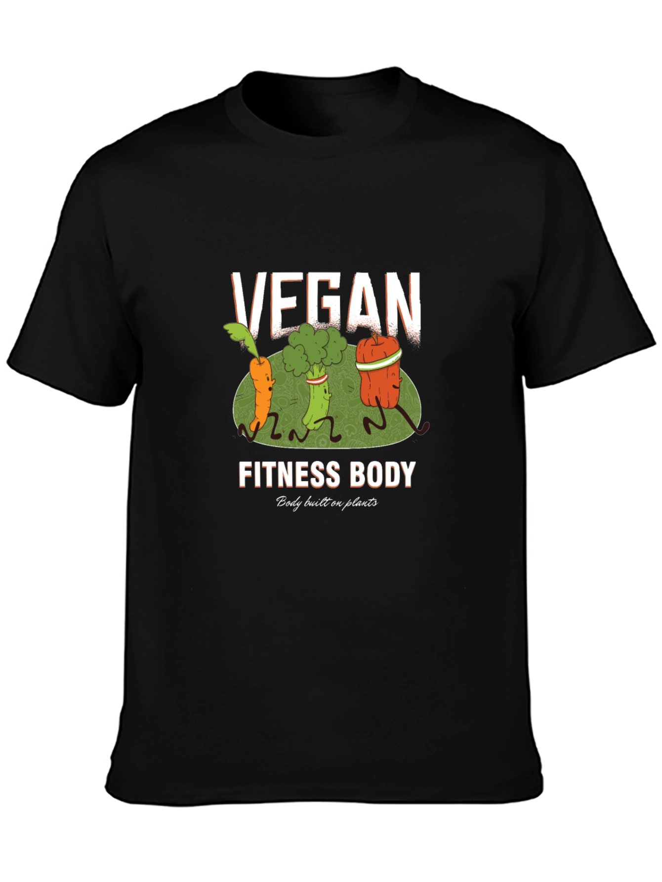 Vegan Fitness Body T-Shirt - Plant Based Diet
