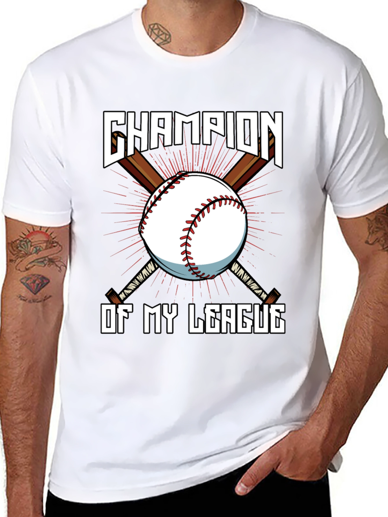 Champion of My League Baseball T-Shirt