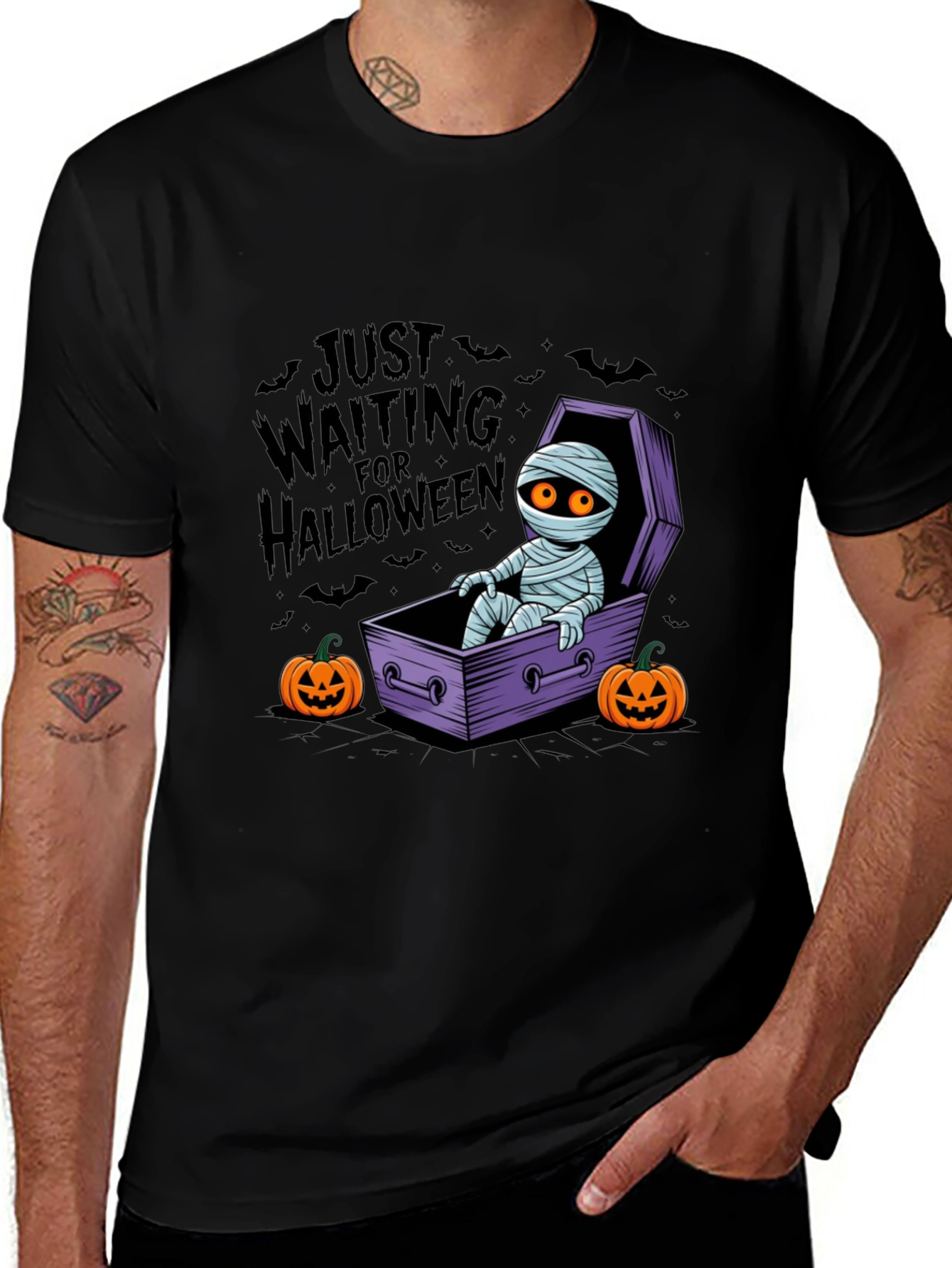 Halloween Mummy Waiting T-Shirt