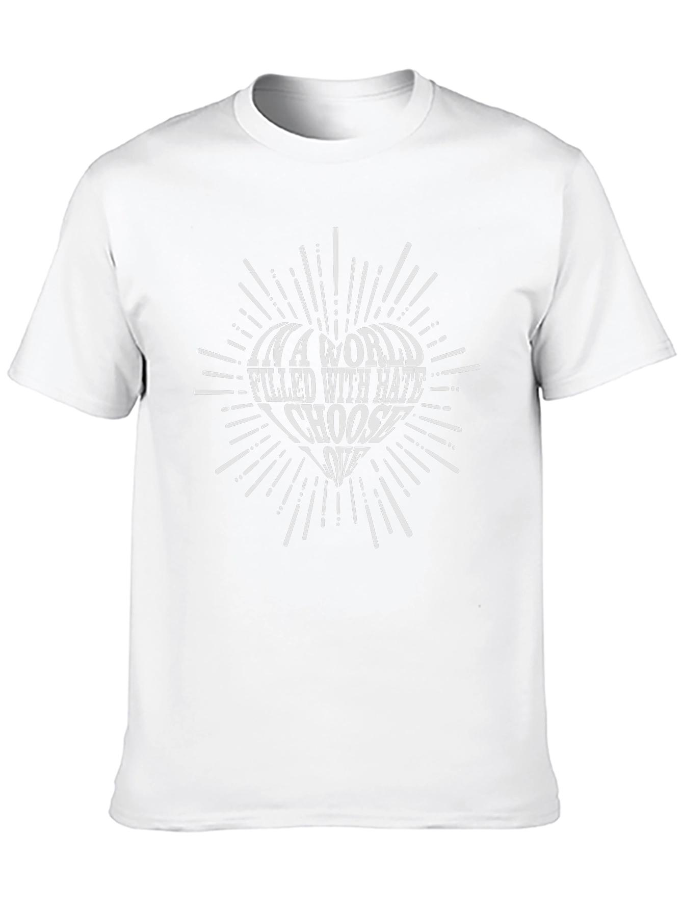 Choose Love Graphic Tee - Soft Cotton Blend