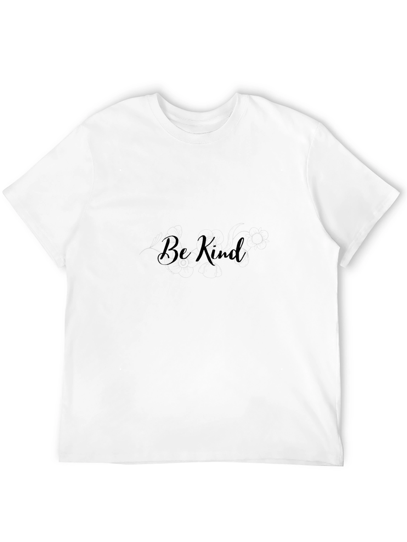 Be Kind Black T-Shirt - Positive Message Tee
