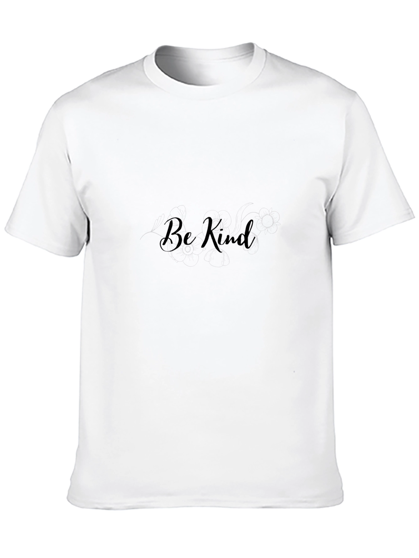 Be Kind Black T-Shirt - Positive Message Tee