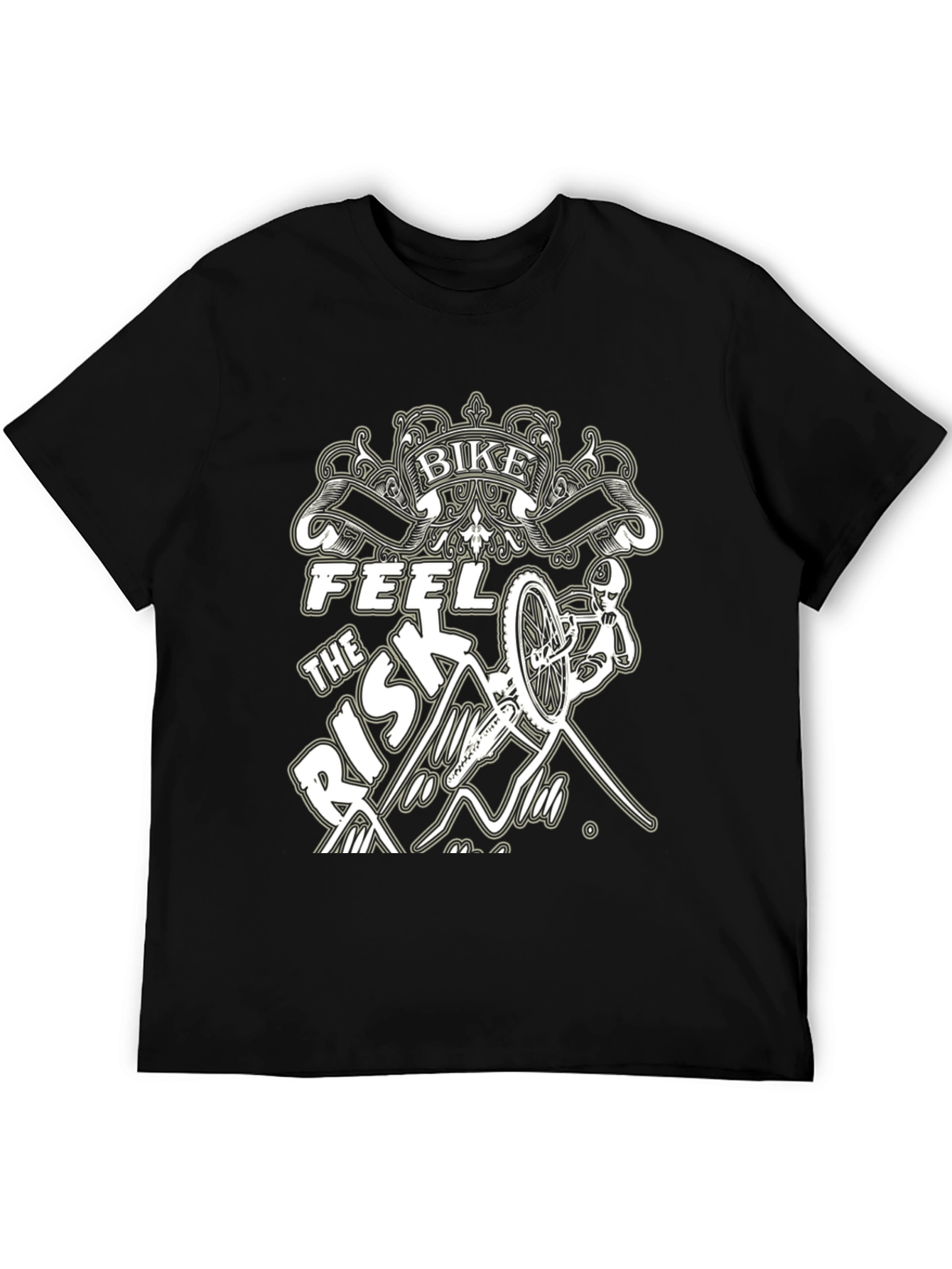 Bike Feel the Risk T-Shirt - Adventure Ready!