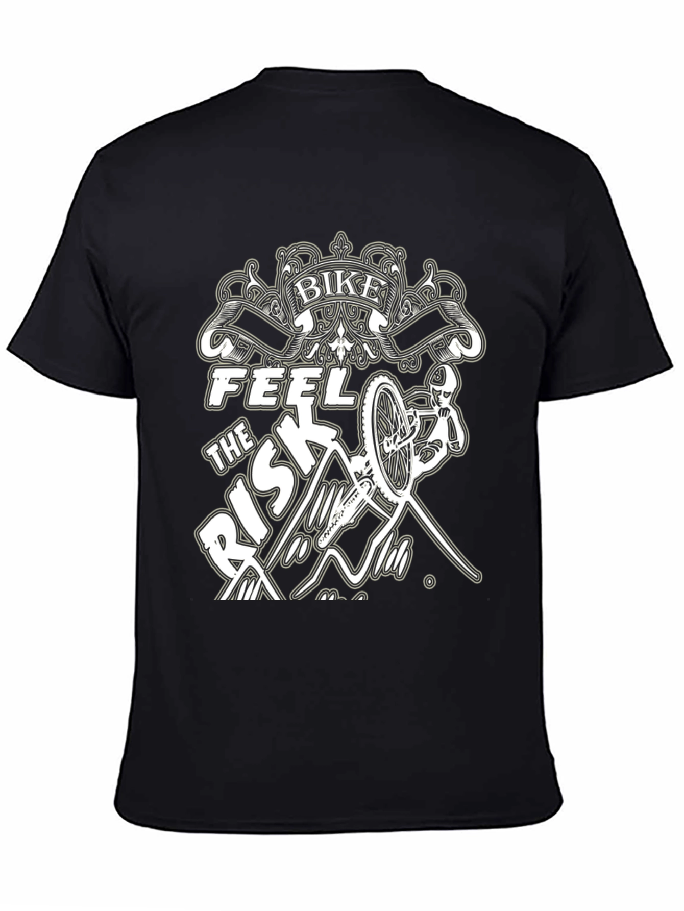 Bike Feel the Risk T-Shirt - Adventure Ready!