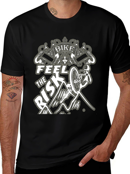 Bike Feel the Risk T-Shirt - Adventure Ready!