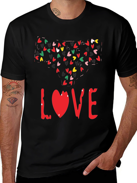 Love Ohio Hearts Graphic Tee - Unisex Soft Cotton Shirt