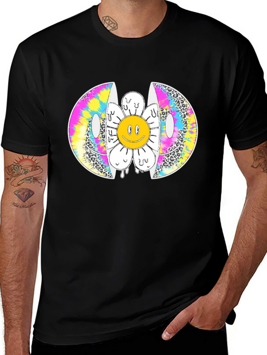 Melting Smiley Face Graphic Tee
