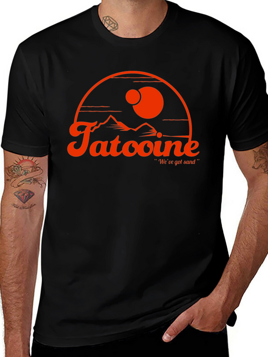 Tatooine Star Wars Retro Black Graphic Tee
