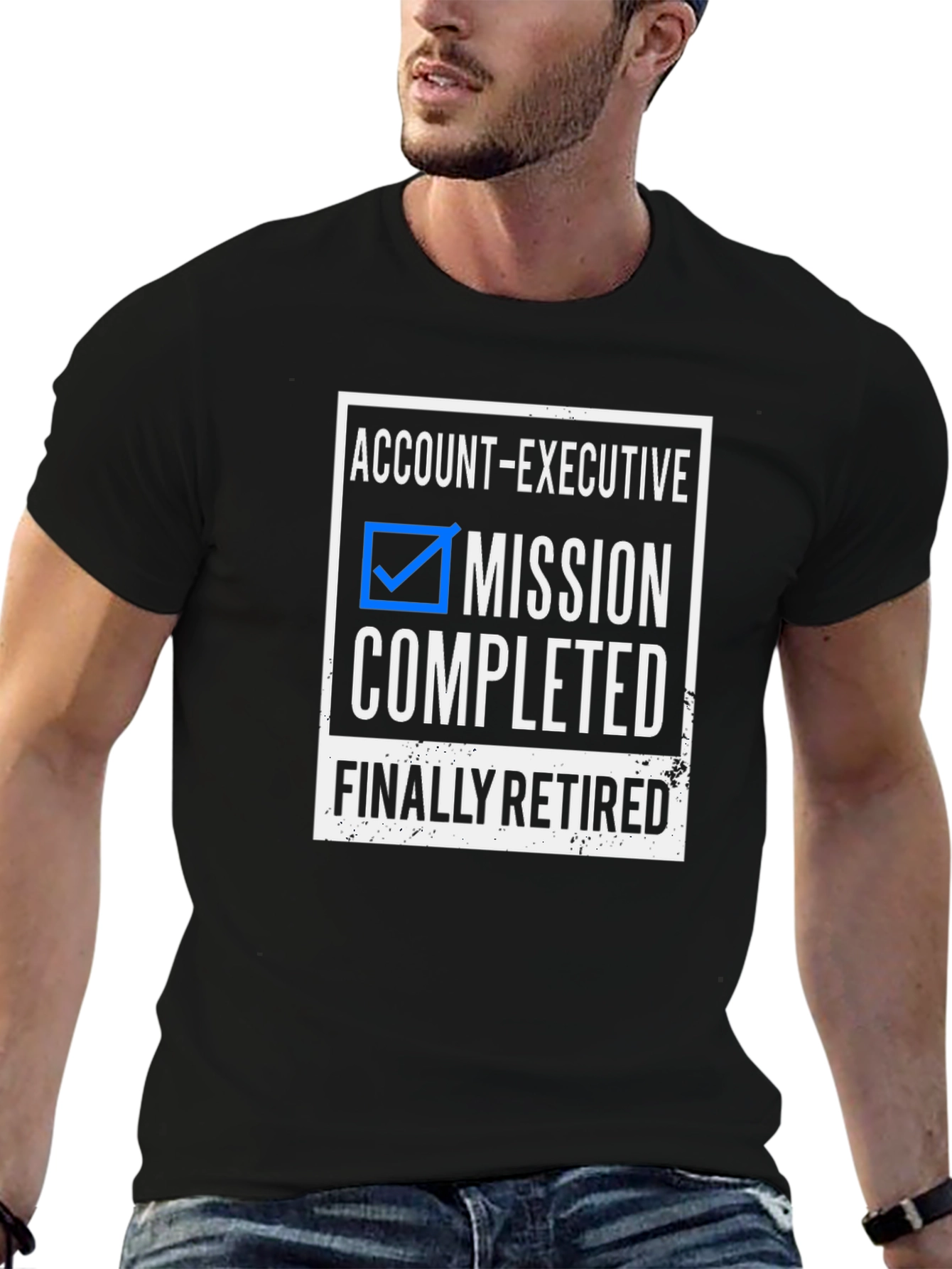 Account Executive Retirement T-Shirt - Mission Completed