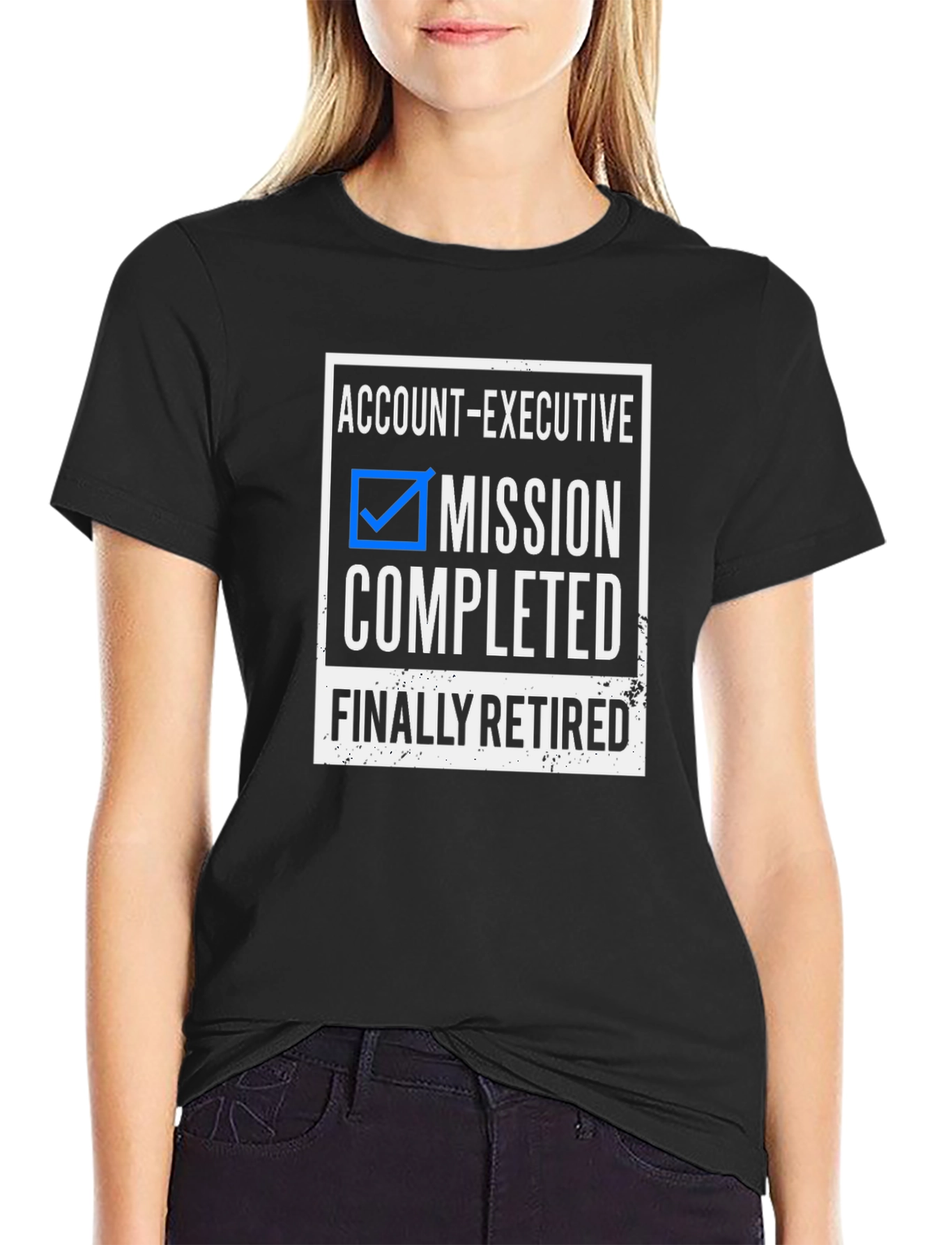Account Executive Retirement T-Shirt - Mission Completed