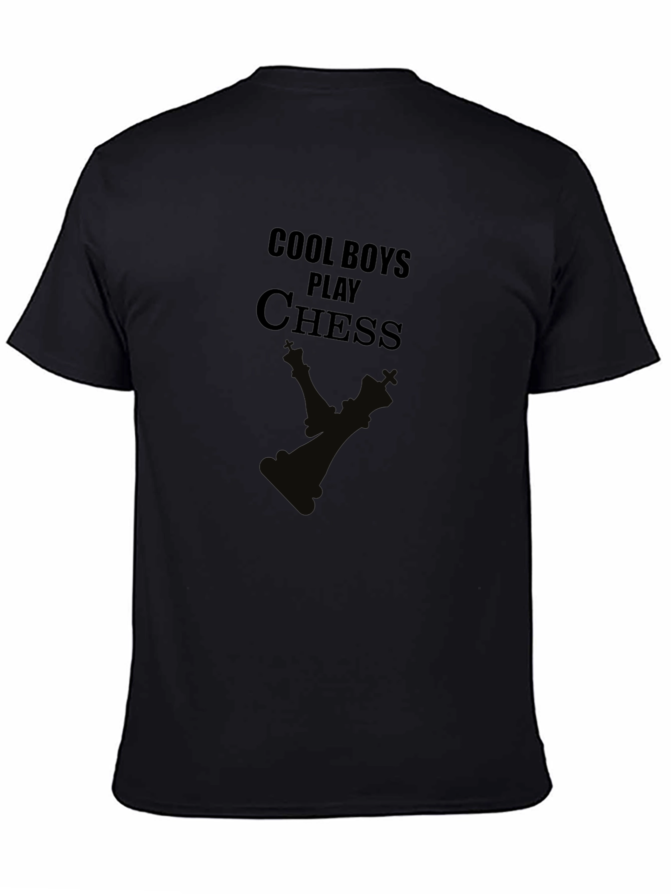 Cool Boys Play Chess Graphic T-Shirt