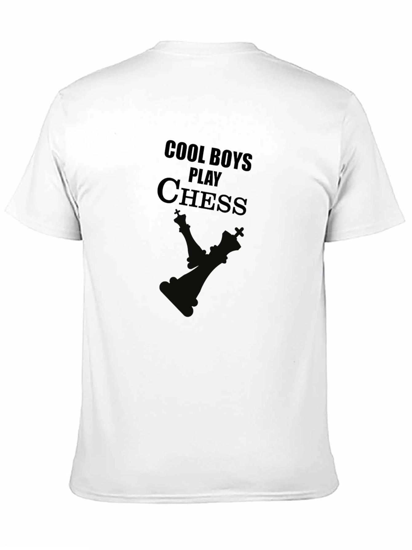 Cool Boys Play Chess Graphic T-Shirt
