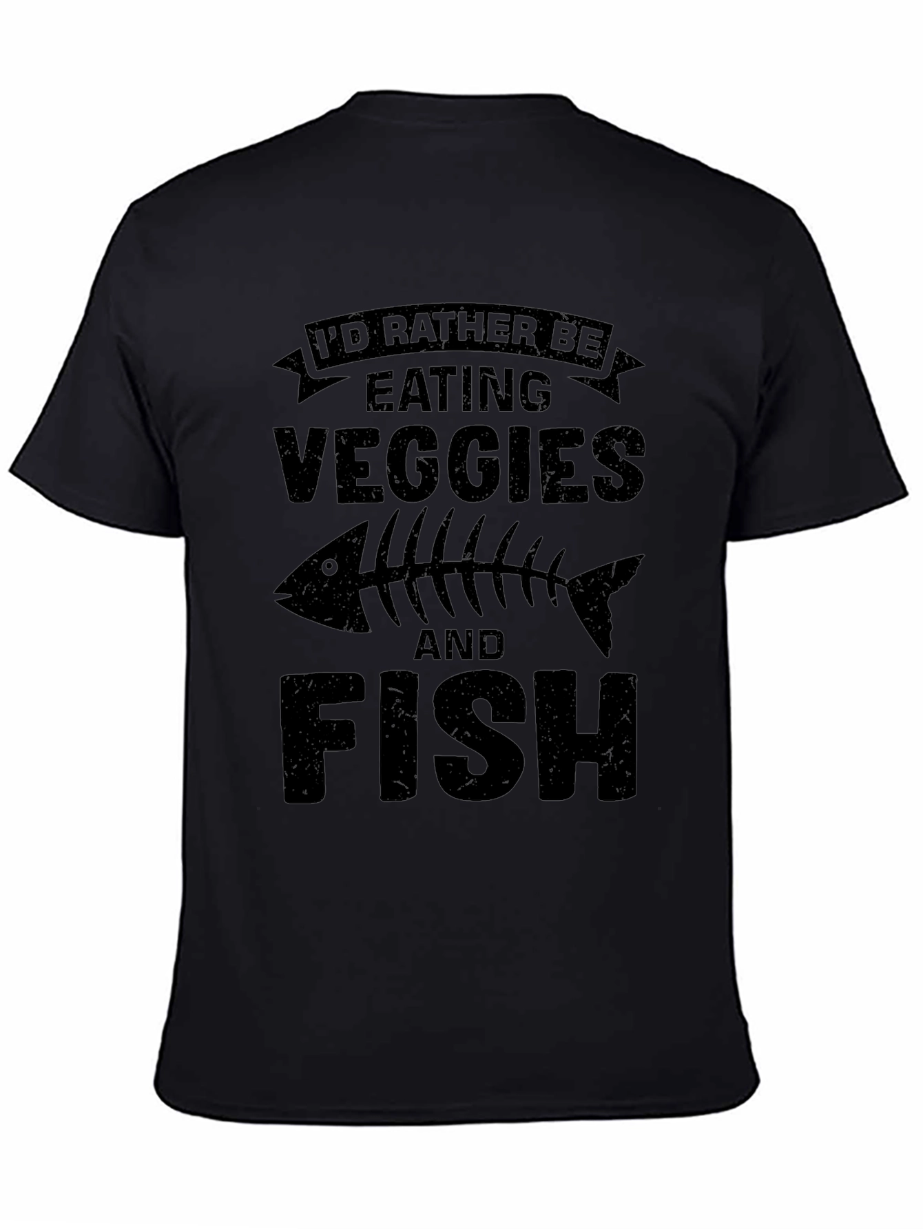 Veggie & Fish Lover T-Shirt - Unique Design