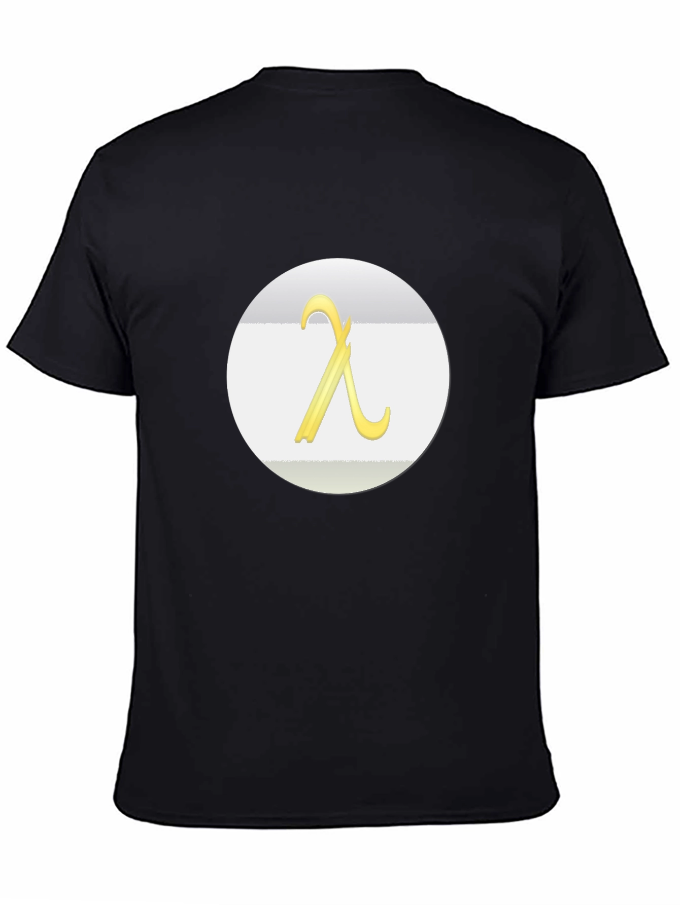 Lambda Symbol Graphic Tee - Modern Casual T-Shirt