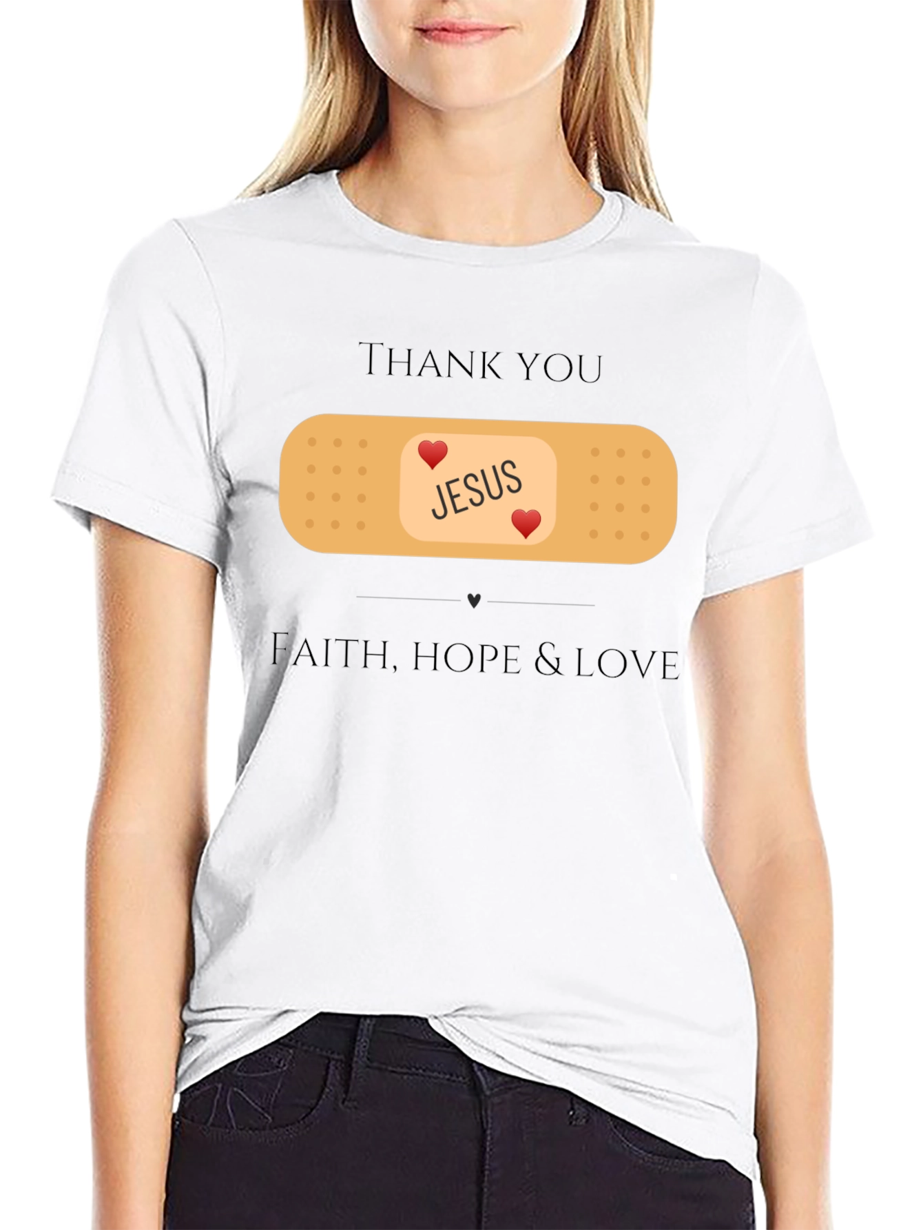 Jesus Faith Hope Love T-Shirt