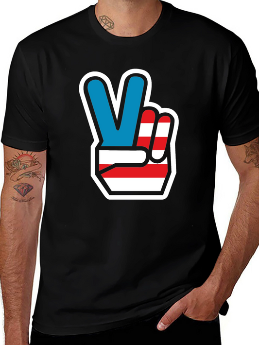 Patriotic Peace Sign T-Shirt