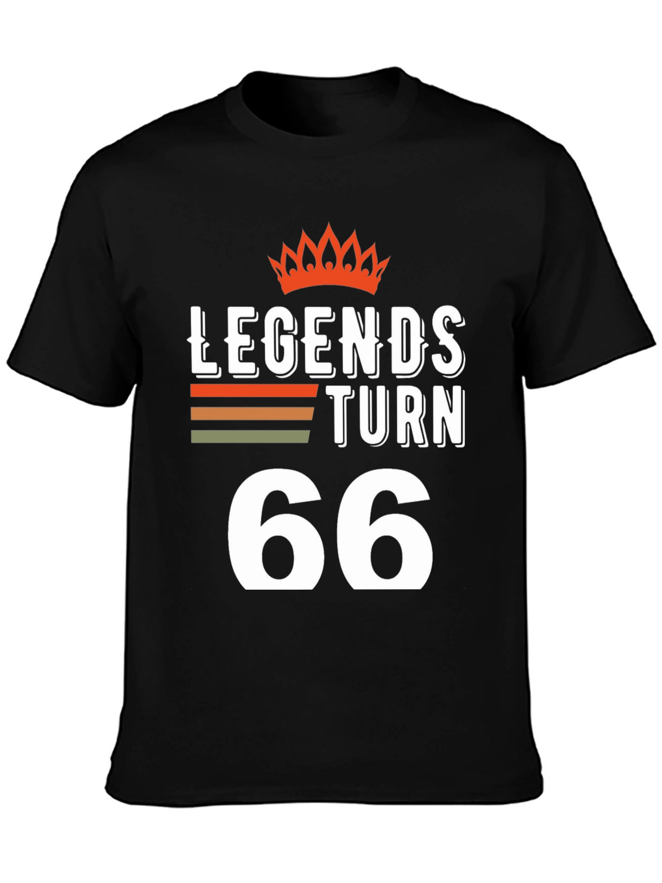 Legends Turn 66 T-Shirt - Birthday Gift Idea