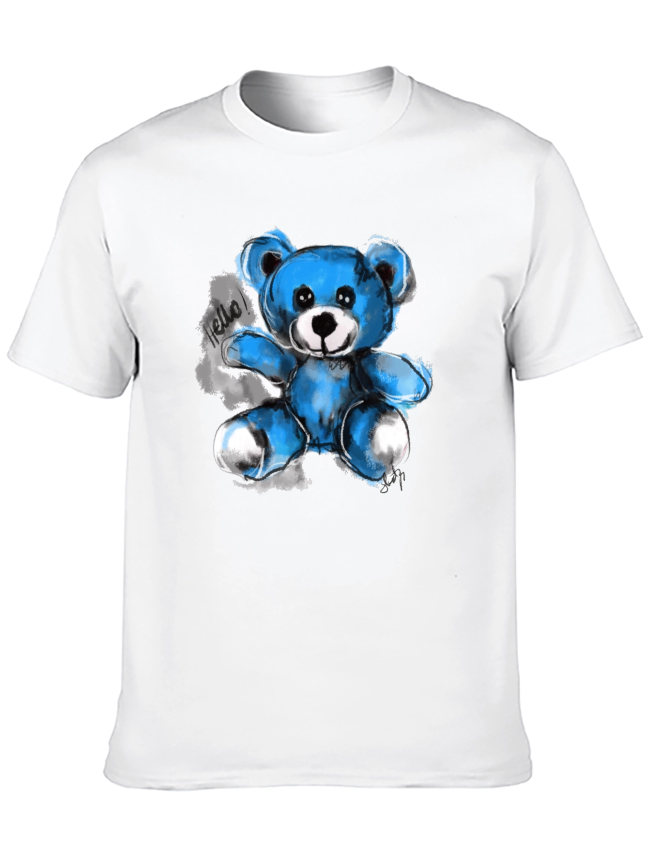 Blue Bear Graphic Tee
